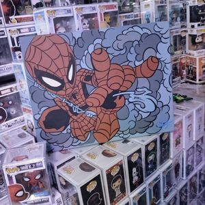 Spidey" artist/Anthony Trayer.              16x20 Original artwork